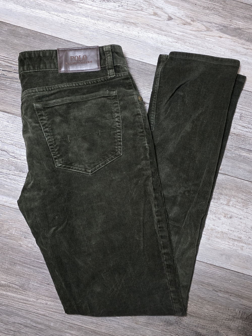 Polo Ralph Lauren Men's Stretch Straight-fit Corduroy Pants Sz 32x32 *EUC